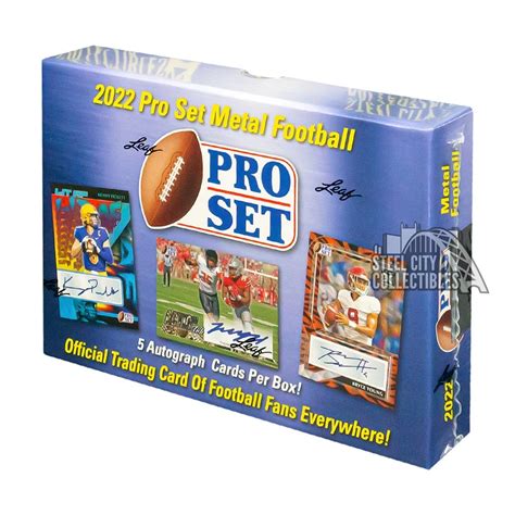 2024 pro set metal football box